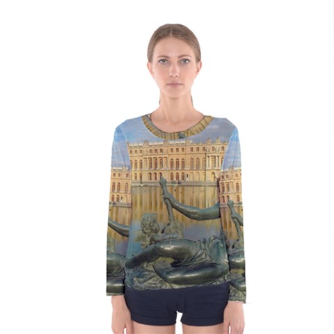 Palace Of Versailles 1 Women s Long Sleeve T-shirts by trendistuff