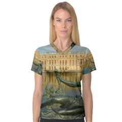 Palace Of Versailles 1 Women s V-neck Sport Mesh Tee