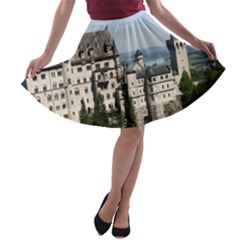 Neuschwanstein Castle 2 A-line Skater Skirt