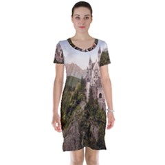 Neuschwanstein Castle Short Sleeve Nightdresses