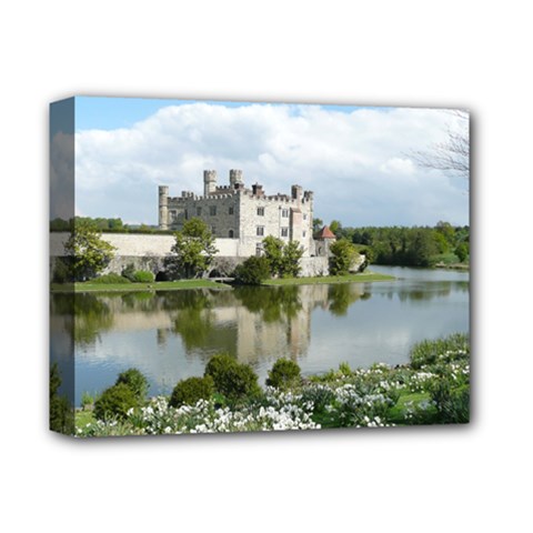 Leeds Castle Deluxe Canvas 14  X 11  by trendistuff