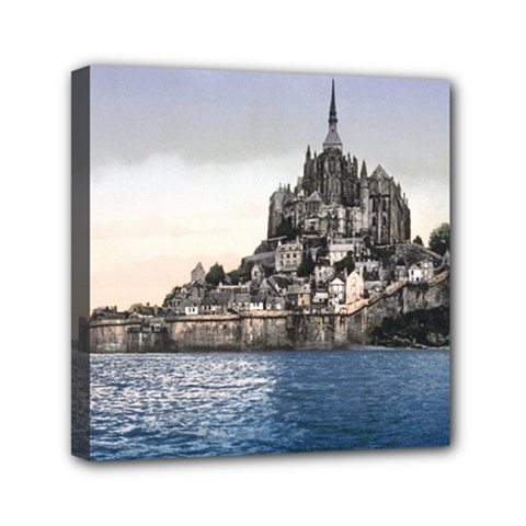 Le Mont St Michel 2 Mini Canvas 6  X 6  by trendistuff