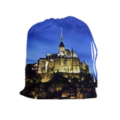 Le Mont St Michel 1 Drawstring Pouches (extra Large)