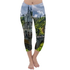 Las Lajas Sanctuary 1 Capri Winter Leggings  by trendistuff