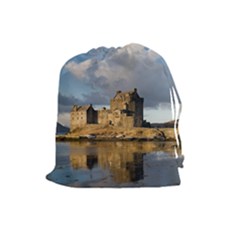 EILEAN DONAN CASTLE Drawstring Pouches (Large) 