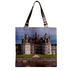 Chambord Castle Zipper Grocery Tote Bags by trendistuff