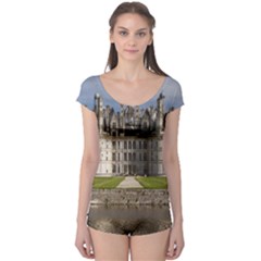 Chambord Castle Short Sleeve Leotard by trendistuff