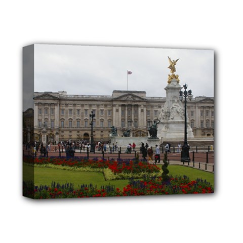 Buckingham Palace Deluxe Canvas 14  X 11  by trendistuff