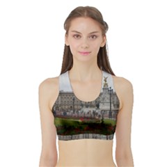 Buckingham Palace Women s Sports Bra With Border