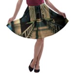 BODIAM CASTLE A-line Skater Skirt