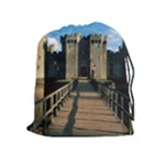 BODIAM CASTLE Drawstring Pouches (Extra Large)