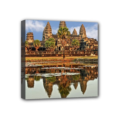 Angkor Wat Mini Canvas 4  X 4  by trendistuff