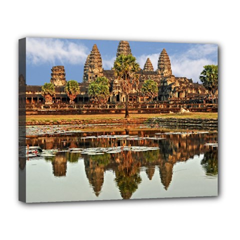 Angkor Wat Canvas 14  X 11  by trendistuff