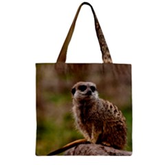 Meerkat Zipper Grocery Tote Bags