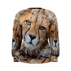 Leopard Laying Down Women s Sweatshirts