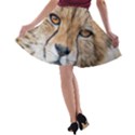 LEOPARD LAYING DOWN A-line Skater Skirt View2