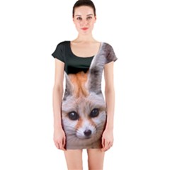 Baby Fox Short Sleeve Bodycon Dresses