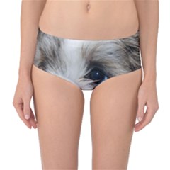 Sad Puppy Mid-waist Bikini Bottoms