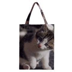 Questioning Kitty Classic Tote Bags