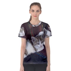 Kitty Twins Women s Sport Mesh Tees