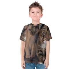 Cute Kitties Kid s Cotton Tee