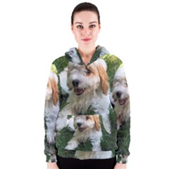 Cute Cavapoo Puppy Women s Zipper Hoodies by trendistuff