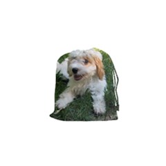 Cute Cavapoo Puppy Drawstring Pouches (xs) 