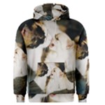 CALICO CAT AND WHITE KITTY Men s Pullover Hoodies