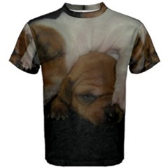 Adorable Baby Puppies Men s Cotton Tees