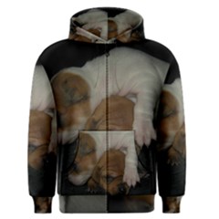 Adorable Baby Puppies Men s Zipper Hoodies by trendistuff