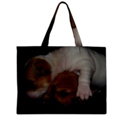 Adorable Baby Puppies Zipper Tiny Tote Bags