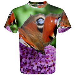 Peacock Butterfly Men s Cotton Tees by trendistuff