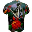 BUTTERFLY FLOWERS 1 Men s Cotton Tees View2