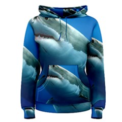 Great White Shark 3 Women s Pullover Hoodies by trendistuff