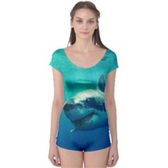 Great White Shark 1 Short Sleeve Leotard