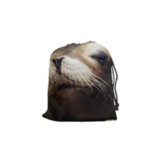 Cute Sea Lion Drawstring Pouches (small) 