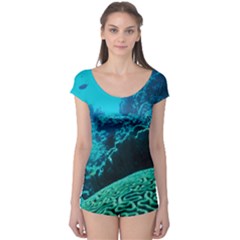 Coral Reefs 2 Short Sleeve Leotard