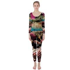 Coral Reefs 1 Long Sleeve Catsuit by trendistuff