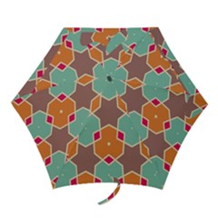 Stars And Honeycombs Pattern Umbrella