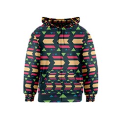 Triangles And Other Shapes Kids Zipper Hoodie