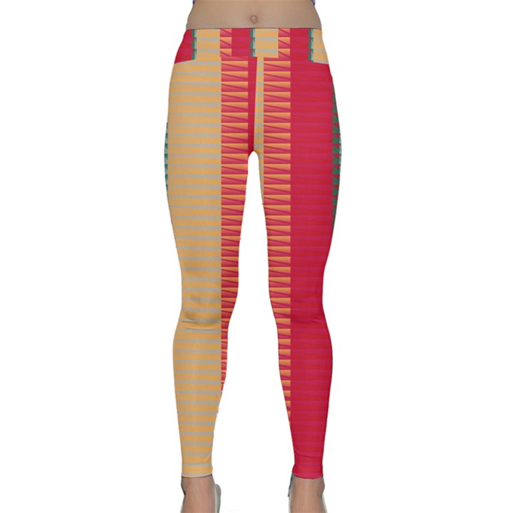 Stripes and other shapes Yoga Leggings