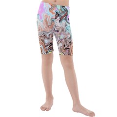 Distortedbeauty Kid s Mid Length Swim Shorts