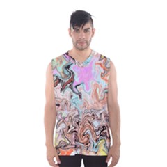 Distortedbeauty Men s Basketball Tank Top