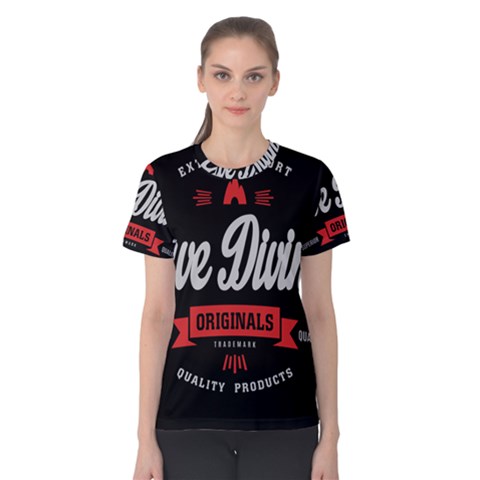 Cave Diving Extreme Sport Women s Cotton Tee by ExtremeSport