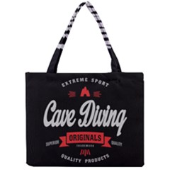 Cave Diving Extreme Sport Tiny Tote Bags