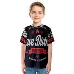 Cave Diving Extreme Sport Kid s Sport Mesh Tees