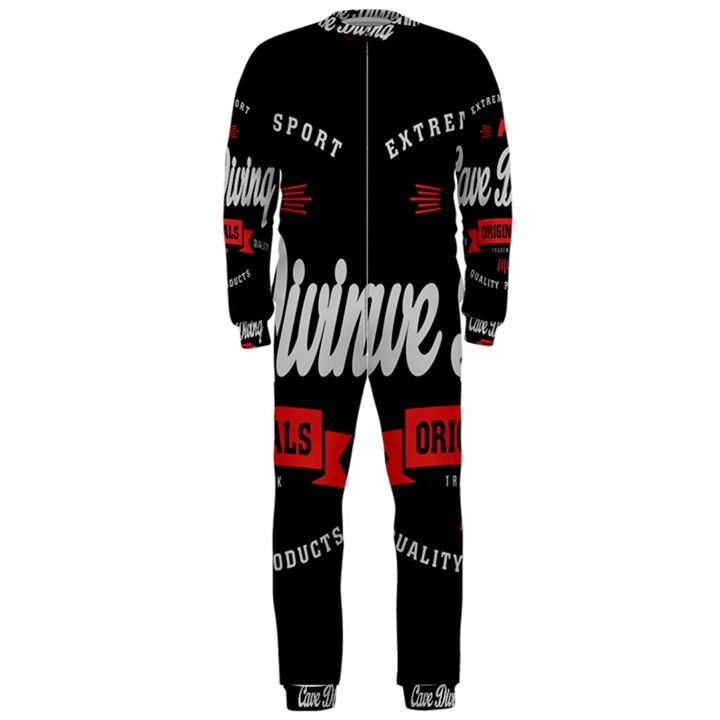 Cave Diving Extreme Sport OnePiece Jumpsuit (Men) 