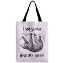 Sloth Zipper Classic Tote Bags View1