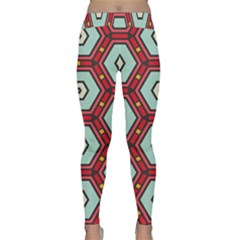 Hexagons Pattern Yoga Leggings