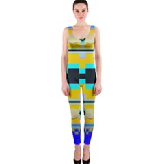 Rectangles And Other Shapes Onepiece Catsuit